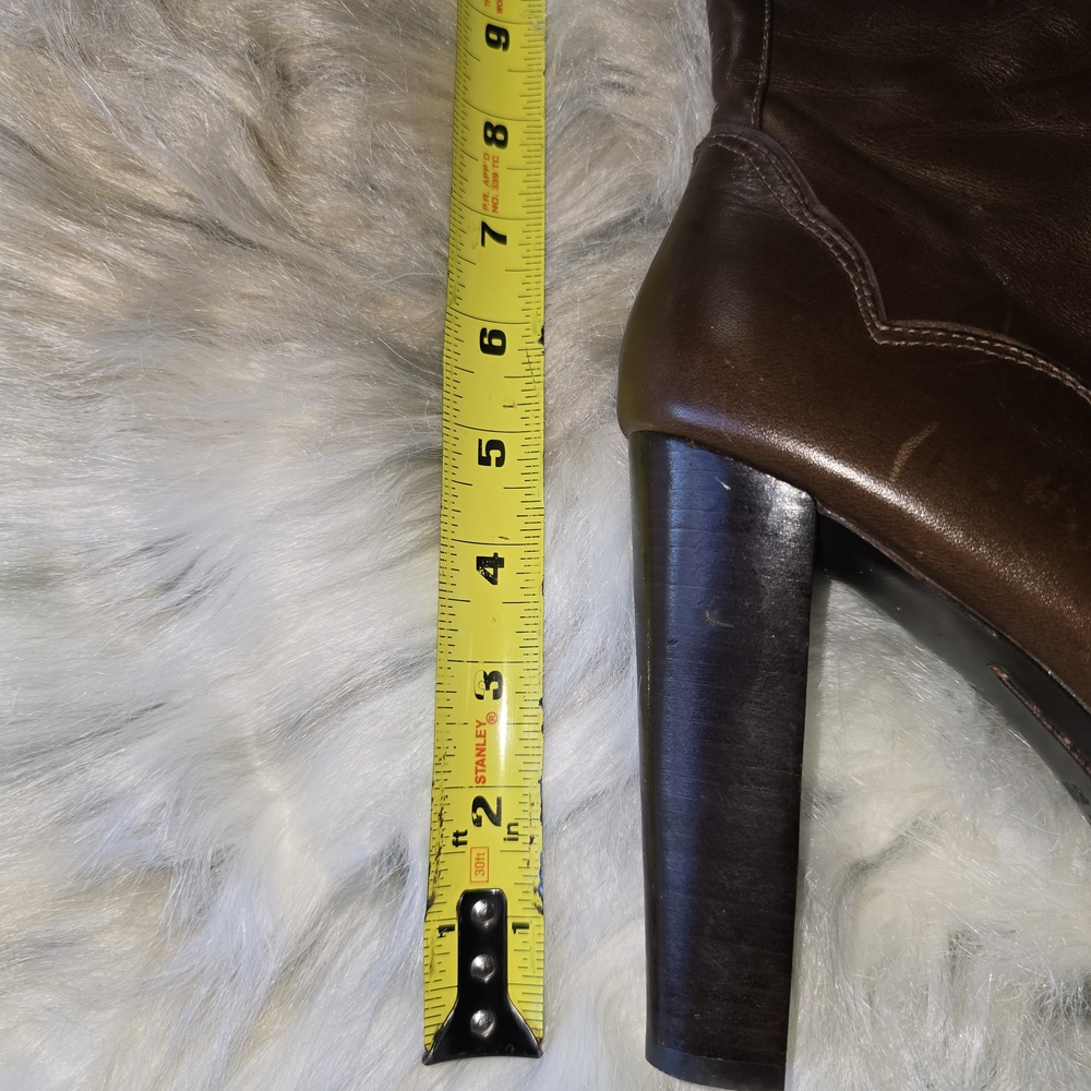 Michael Kors Roslyn 5 Inch Heel Lace Up Boots - Picture 7 of 13